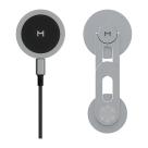 Зарядное устройство MagSafe с подставкой Magssory Coin и держатель MagSafe на клейкой основе на MacBook для iPhone - фото 4